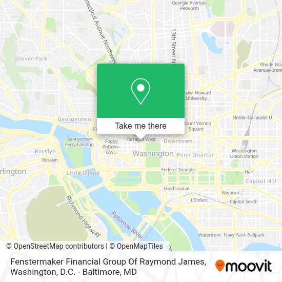 Fenstermaker Financial Group Of Raymond James map