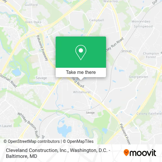 Cleveland Construction, Inc. map