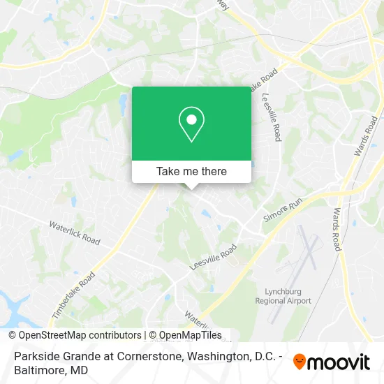 Parkside Grande at Cornerstone map
