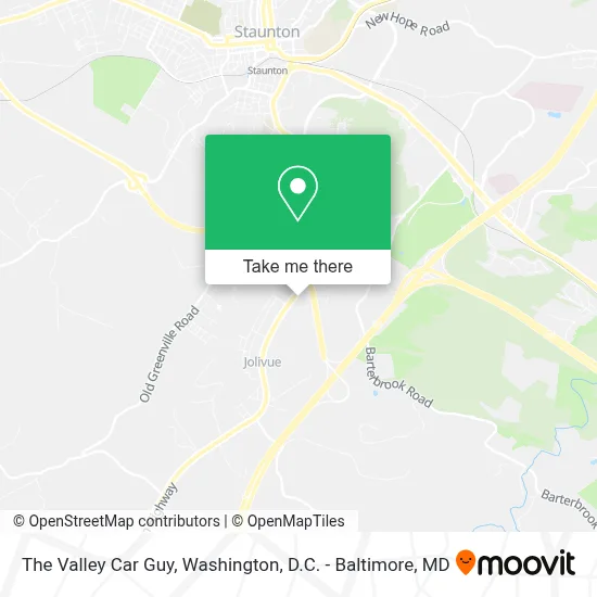 The Valley Car Guy map