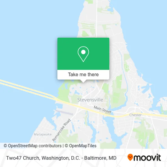 Two47 Church map