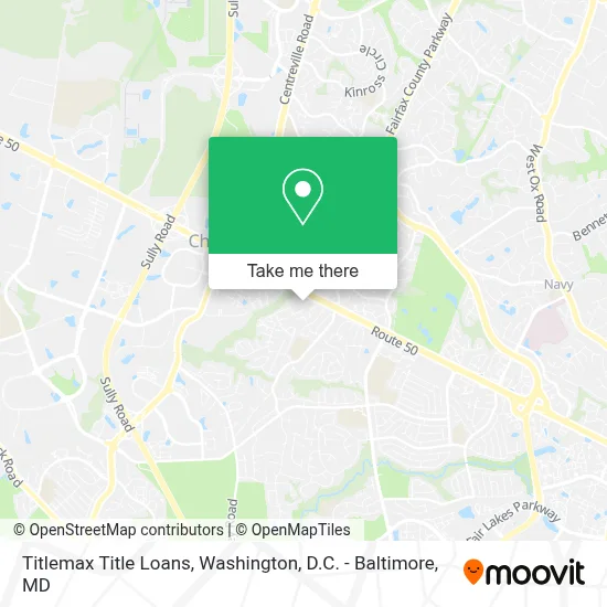 Titlemax Title Loans map