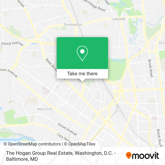 The Hogan Group Real Estate map