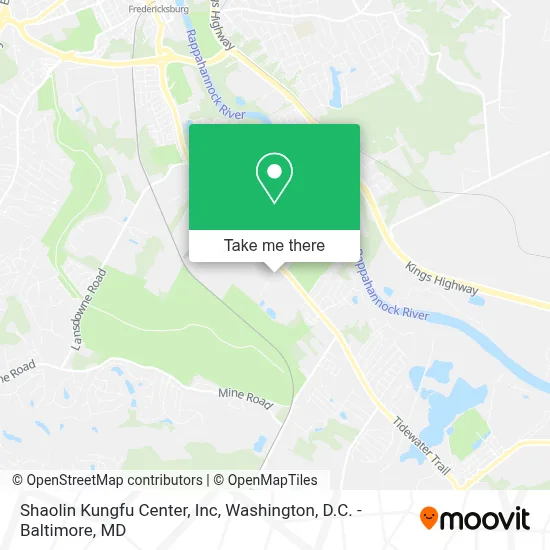 Shaolin Kungfu Center, Inc map