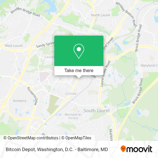 Bitcoin Depot map