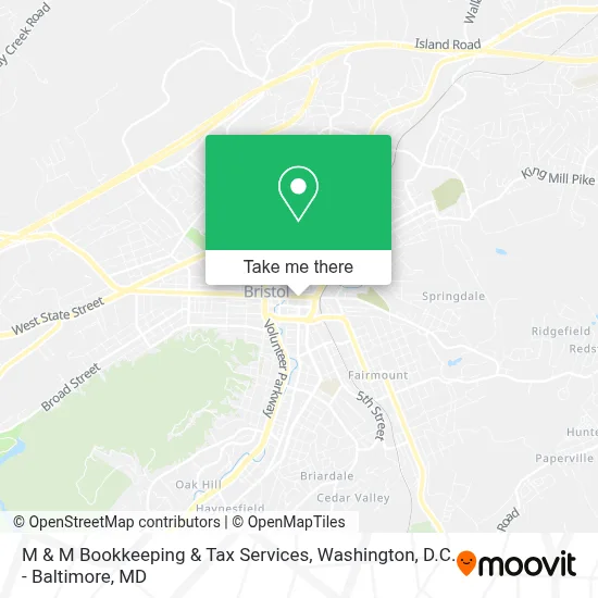 M & M Bookkeeping & Tax Services map