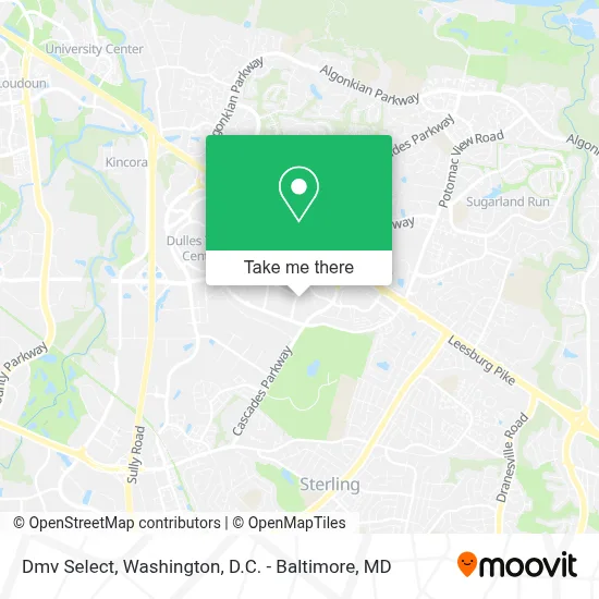 Dmv Select map