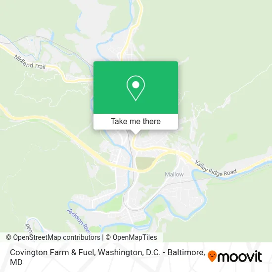 Covington Farm & Fuel map
