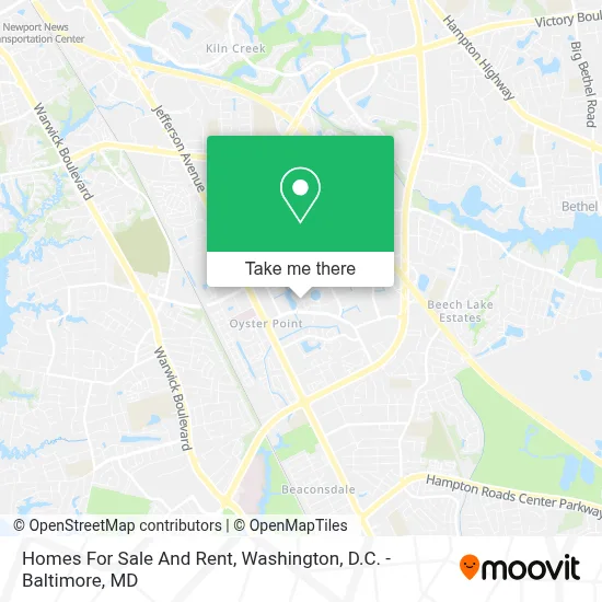 Homes For Sale And Rent map