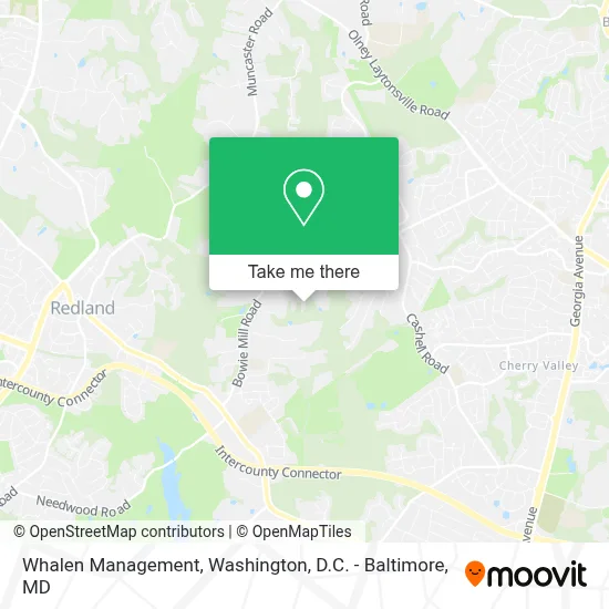 Whalen Management map