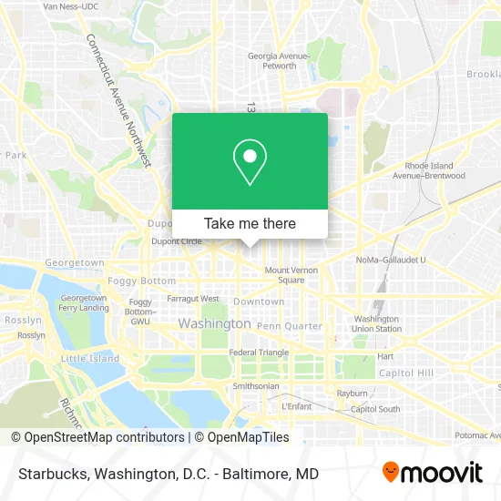 Starbucks map