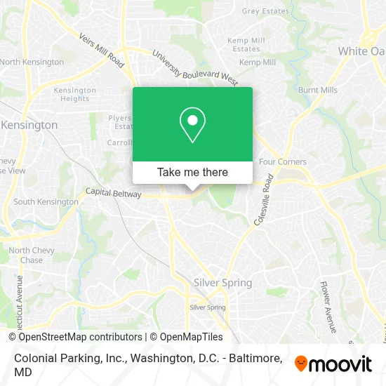 Colonial Parking, Inc. map