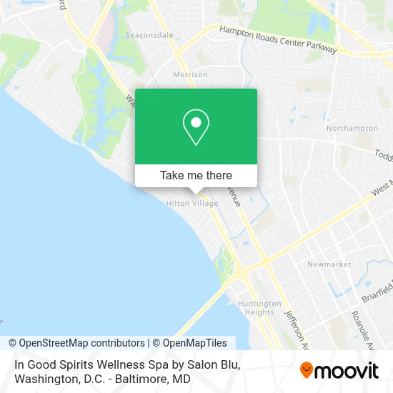 In Good Spirits Wellness Spa by Salon Blu map