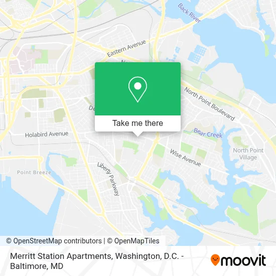 Merritt Station Apartments map