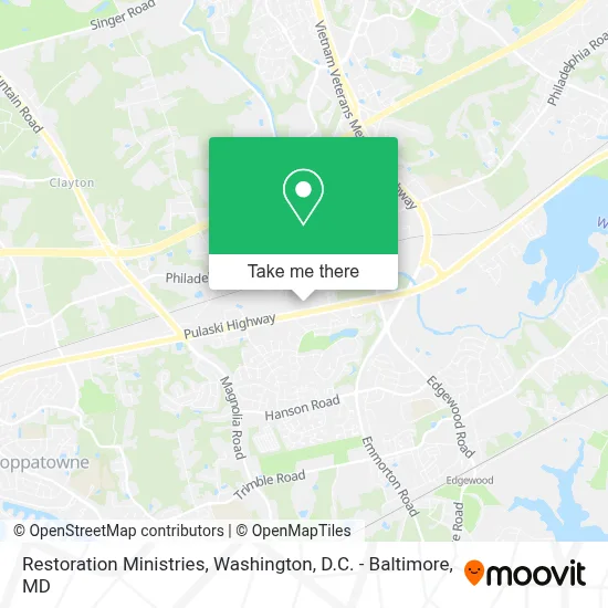 Restoration Ministries map