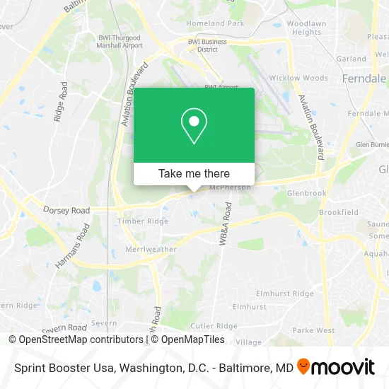 Sprint Booster Usa map