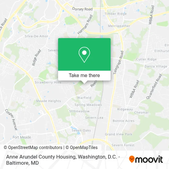 Anne Arundel County Housing map