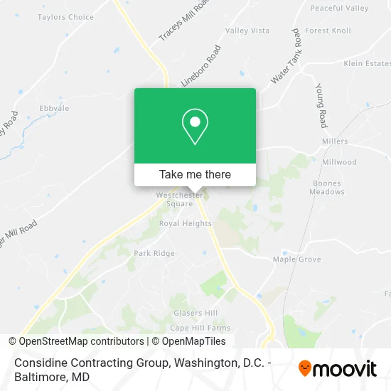 Considine Contracting Group map