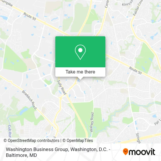 Washington Business Group map