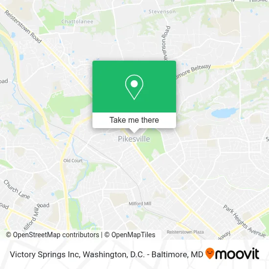 Victory Springs Inc map