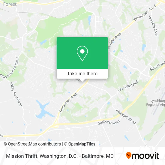 Mission Thrift map