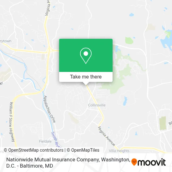Nationwide Mutual Insurance Company map