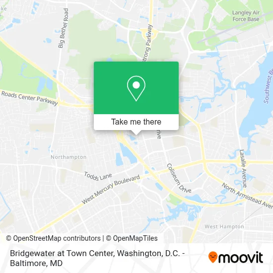 Bridgewater at Town Center map