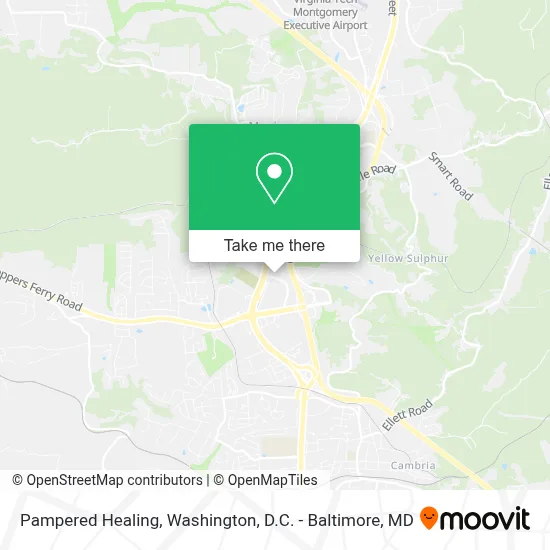 Pampered Healing map