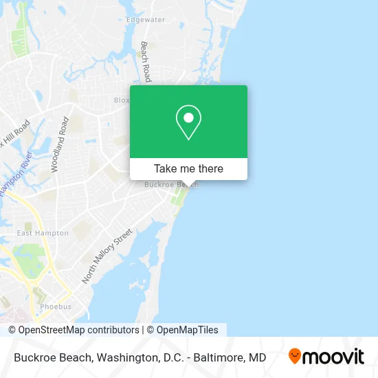 Buckroe Beach map