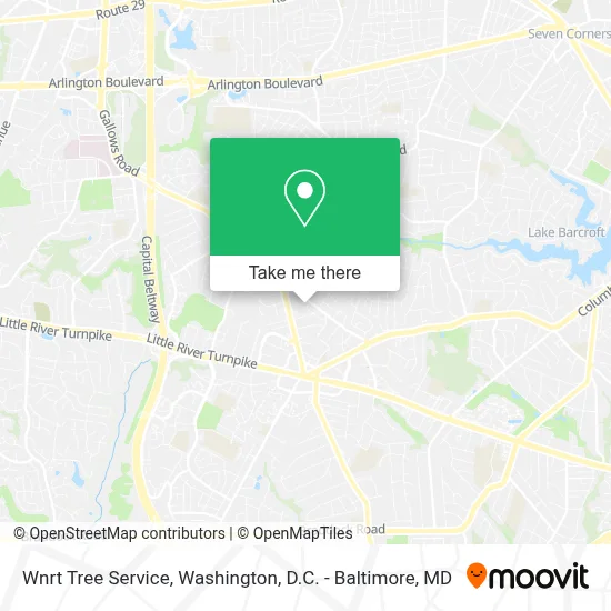 Wnrt Tree Service map