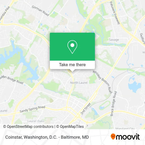 Coinstar map