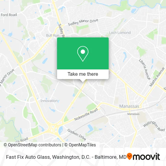Fast Fix Auto Glass map