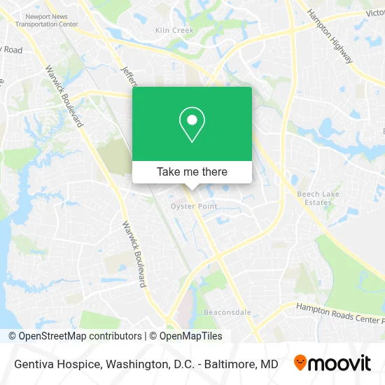 Gentiva Hospice map