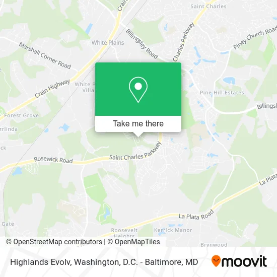 Highlands Evolv map