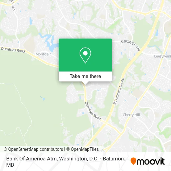 Bank Of America Atm map