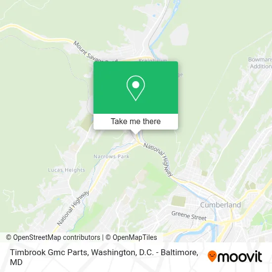 Timbrook Gmc Parts map