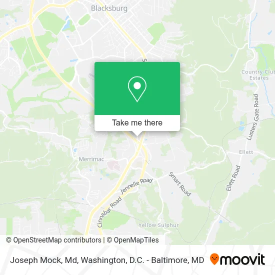 Joseph Mock, Md map
