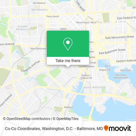 Co-Co Coordinates map