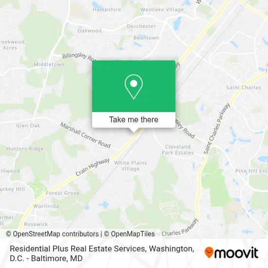 Residential Plus Real Estate Services map