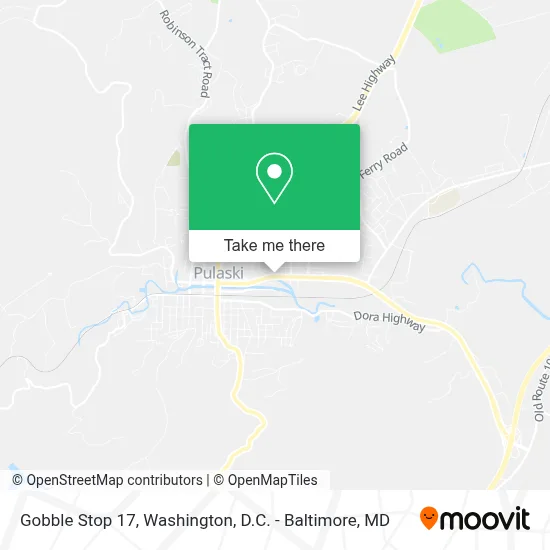 Gobble Stop 17 map