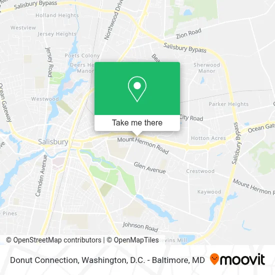 Donut Connection map
