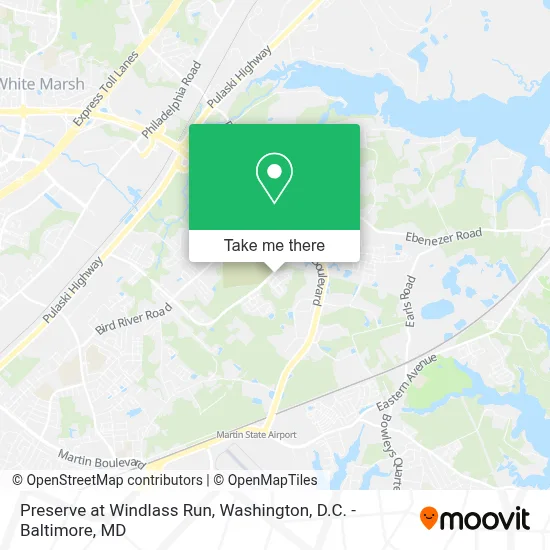 Preserve at Windlass Run map