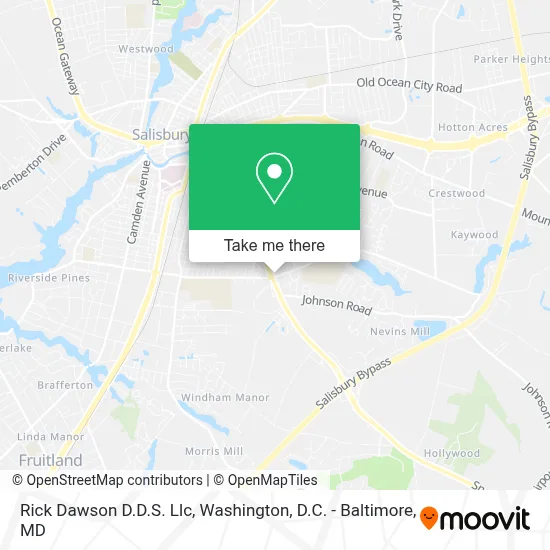 Rick Dawson D.D.S. Llc map