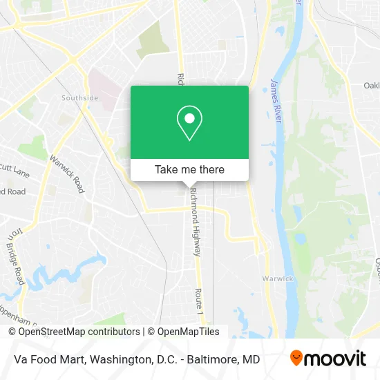 Va Food Mart map