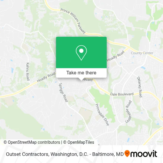 Outset Contractors map