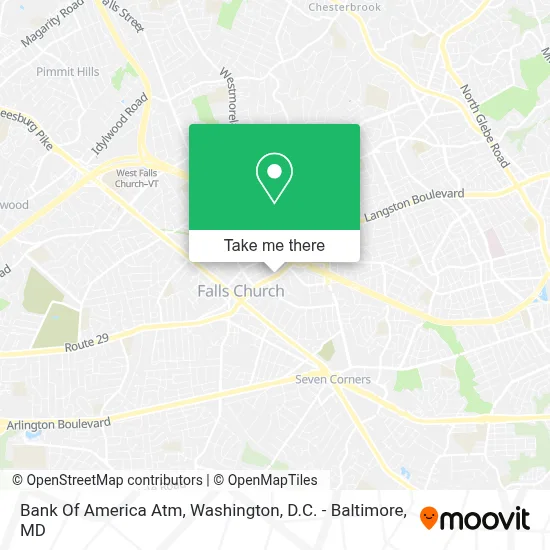 Bank Of America Atm map