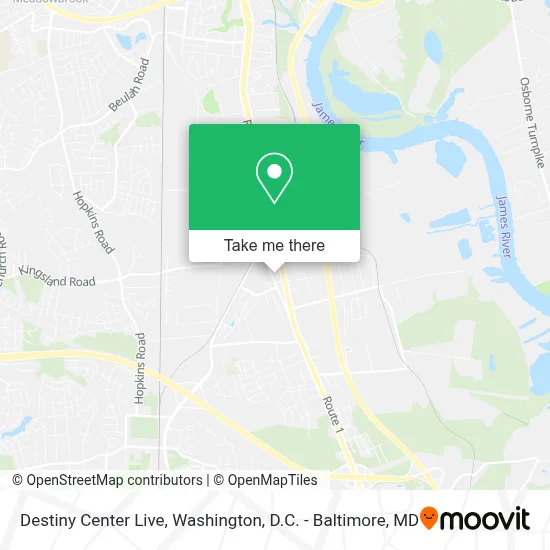 Destiny Center Live map