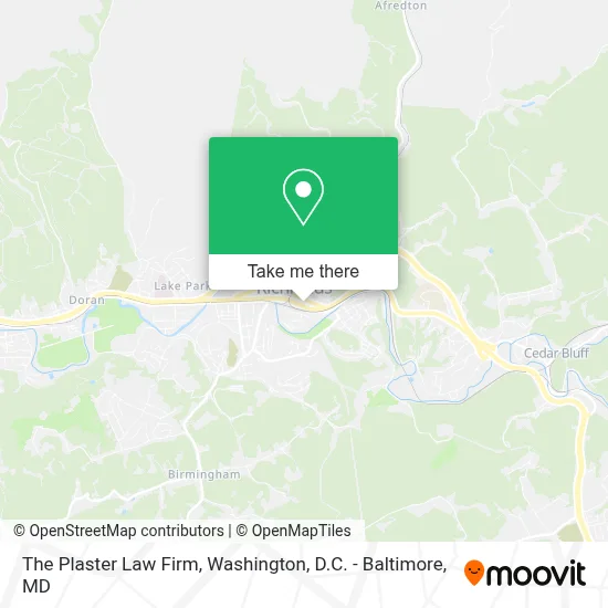 The Plaster Law Firm map
