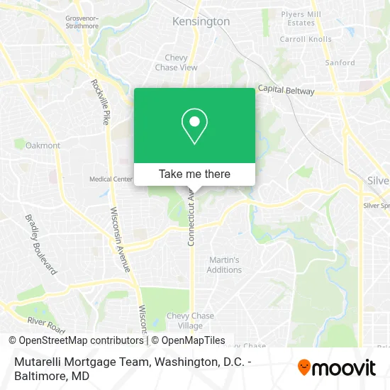 Mutarelli Mortgage Team map