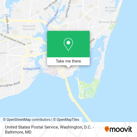 United States Postal Service map